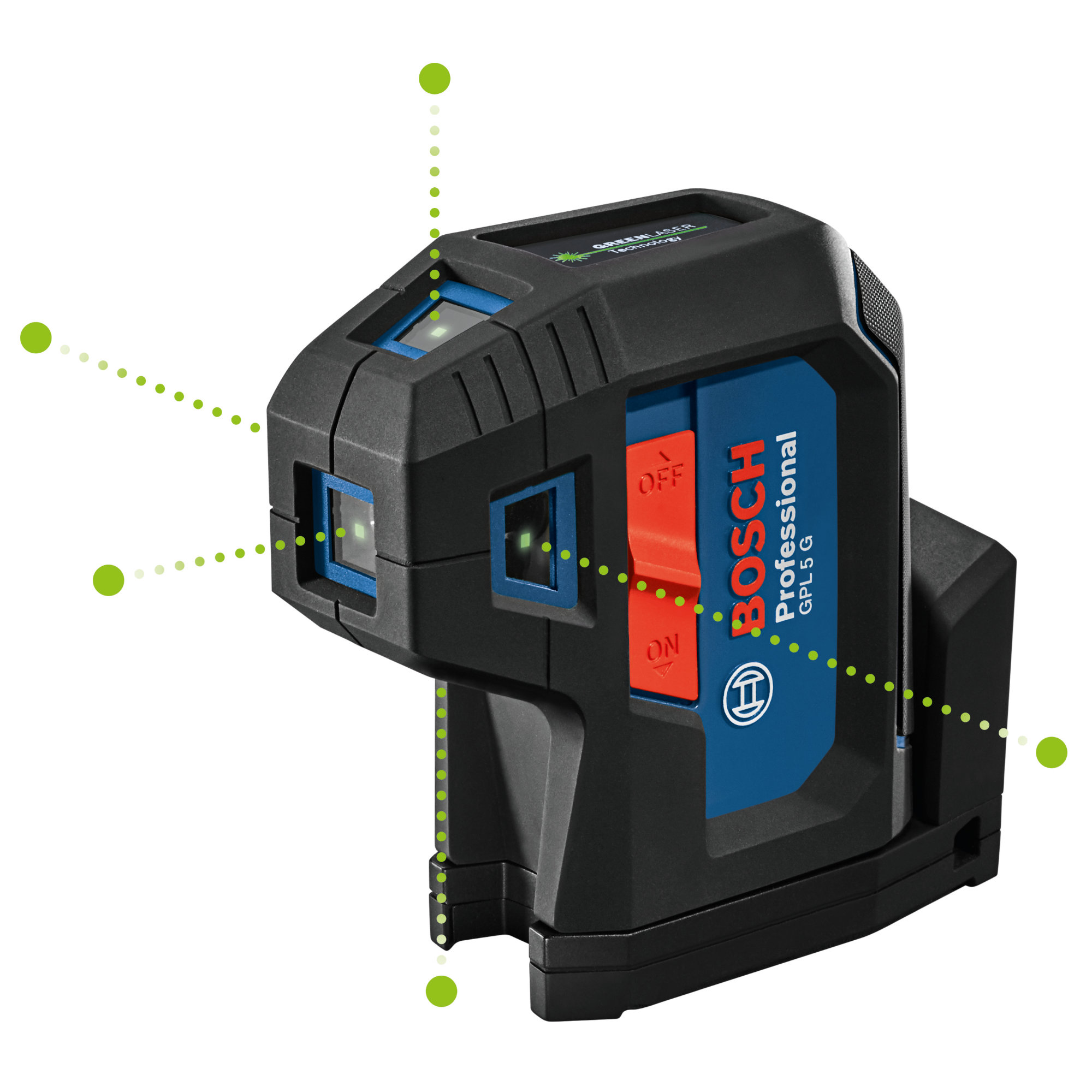 Bosch Punktlaser GPL 5 G Professional im Set in Schutztasche