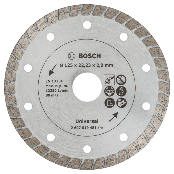Bosch Diamanttrennscheibe Turbo, Ø 125 mm