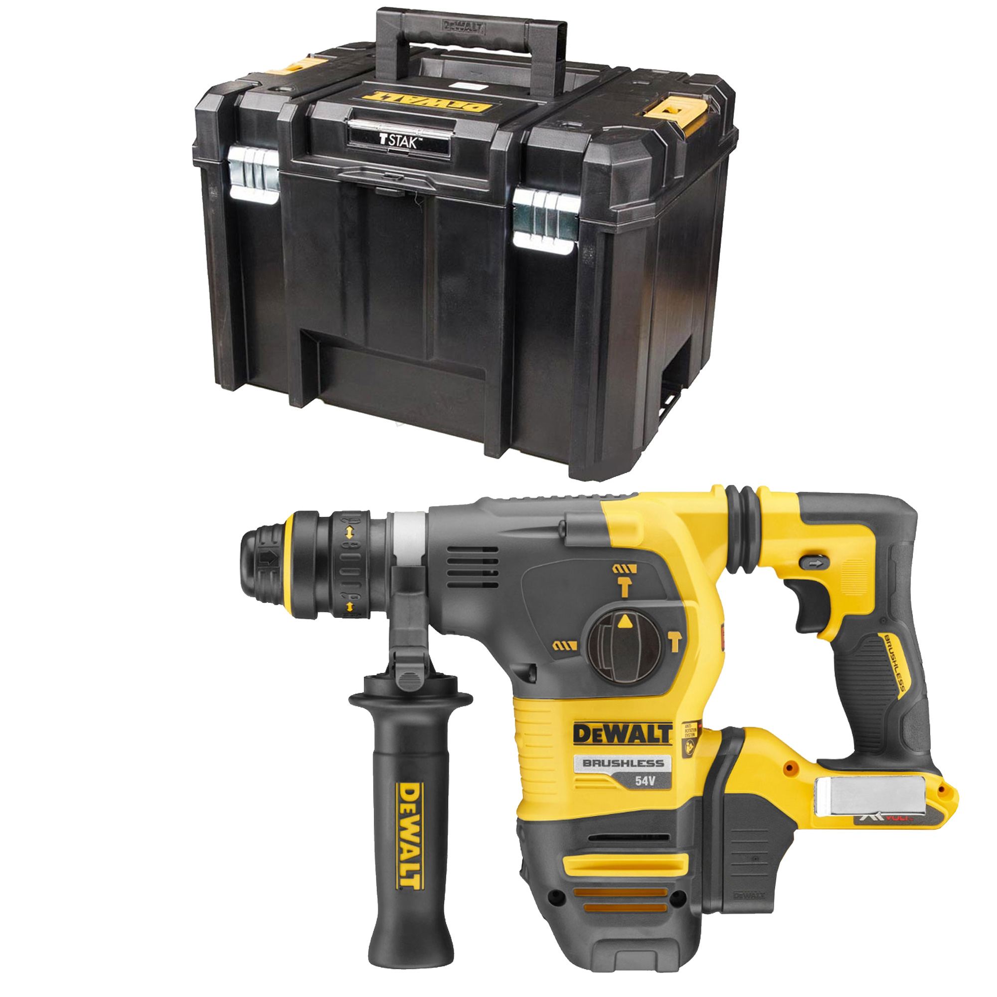 DEWALT Akku-Bohrhammer DCH334-NT SDS-plus 54V ohne Akku ohne Lader in TSTAK