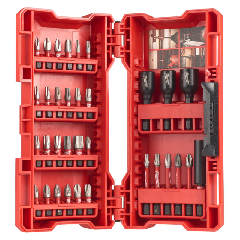 Milwaukee SHOCKWAVE Set Schrauben 33-teilig