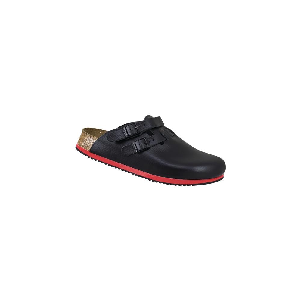 Birkenstock Clog Kay SL Damen Größe 36 schwarz Leder SRA EN 20347