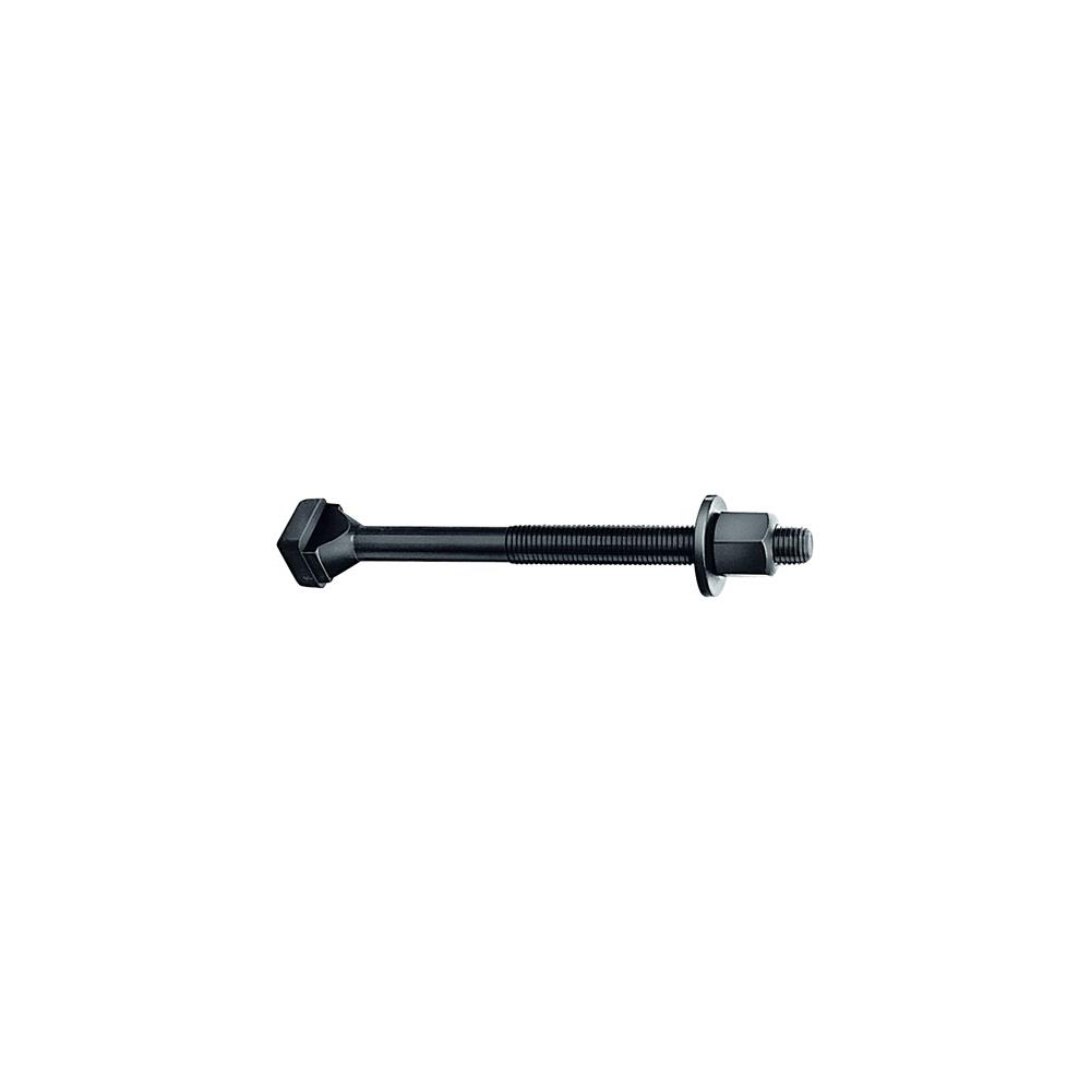 Amf T-Nutenschraube DIN 787 T-Nut 12 mm M12 Länge 80 mm Güteklasse 10.9 mit Mutter und Scheibe