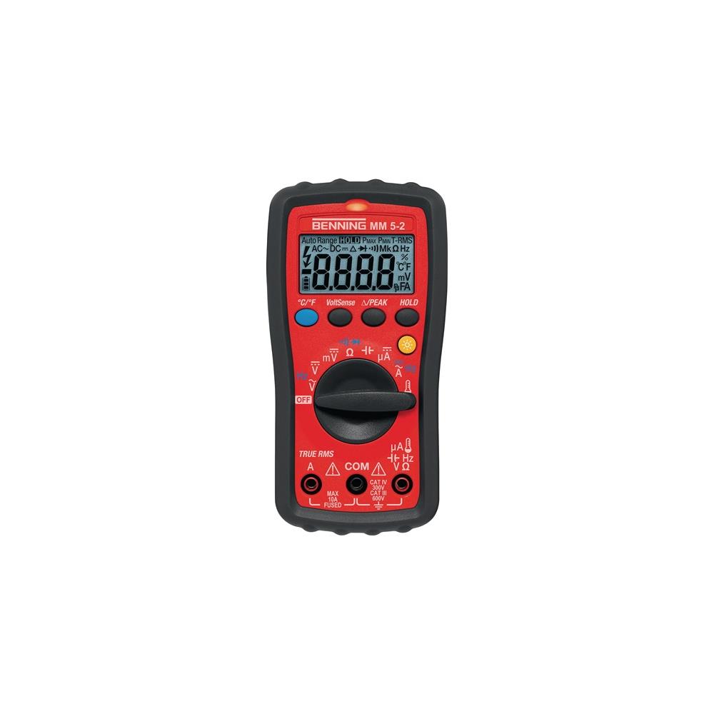 Benning Multimeter MM 5-2 0,1 mV-600 V AC/DC TRUE RMS