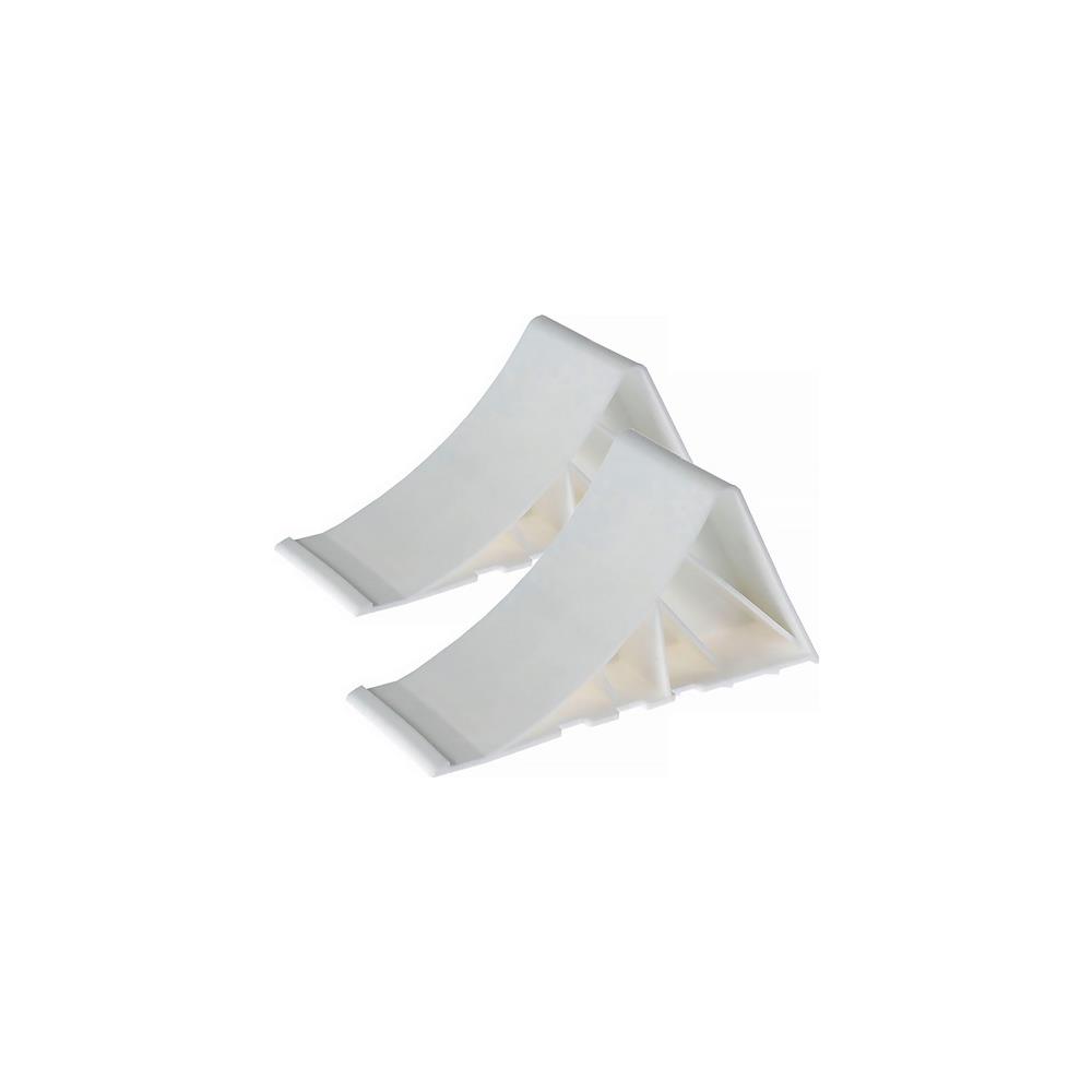 Unterlegkeil-Set Hartplastik L350xB140xH90mm Gewicht 0,48 kg weiß