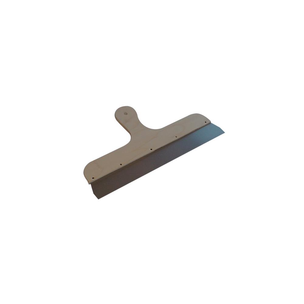 Flächendekorspachtel Breite 400 mm Holzgriff poliertes Stahlblatt