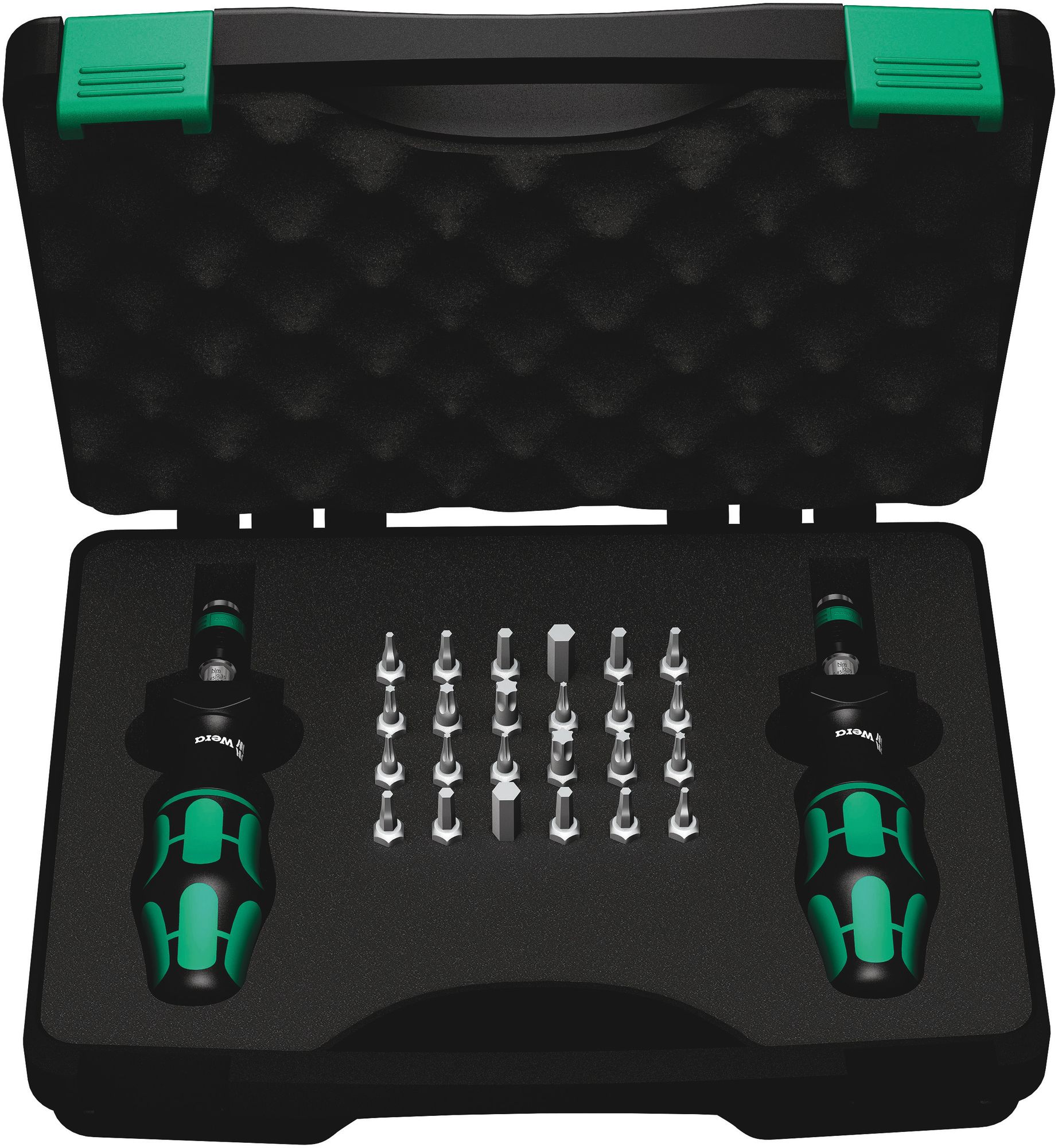 Wera 7440/41 Kraftform Drehmomentschraubendreher-Satz 0,3-3,0 Nm, 26-teilig