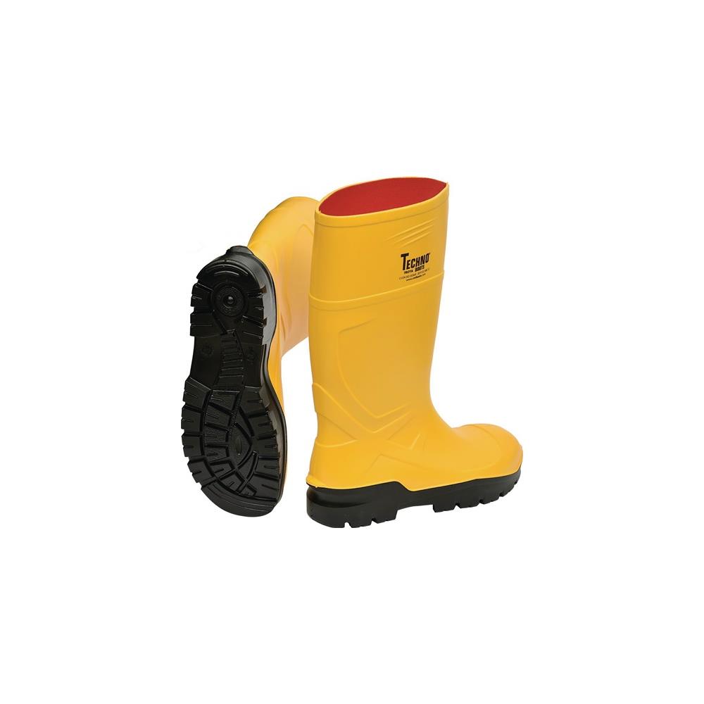 Techno boots Sicherheitsstiefel Rönne Größe 45 gelb S5 CI SRC EN ISO 20345 Polyurethan