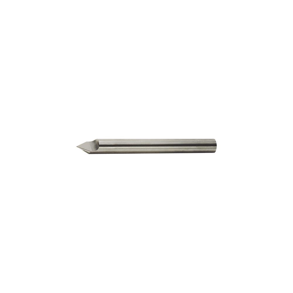 Werner wilke Gravierstichel Profil D Ø 10 mm VHM Gesamtlänge 75 mm
