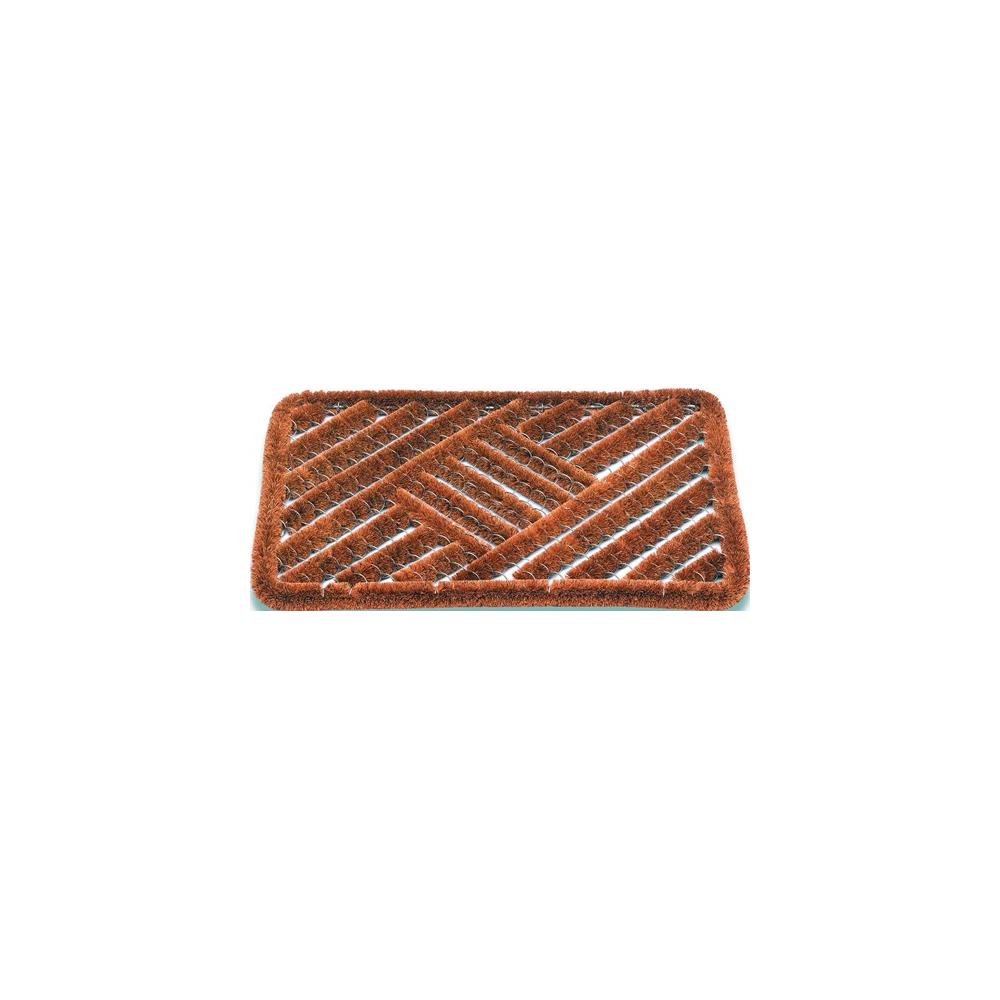 Fußmatte Kokosbürsten natur Kokos/Stahl L390xB590xS30mm