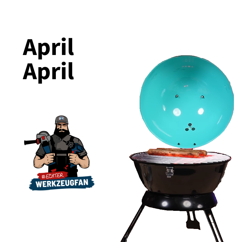 Makita Akku-Grill Sonderedition zum ersten April