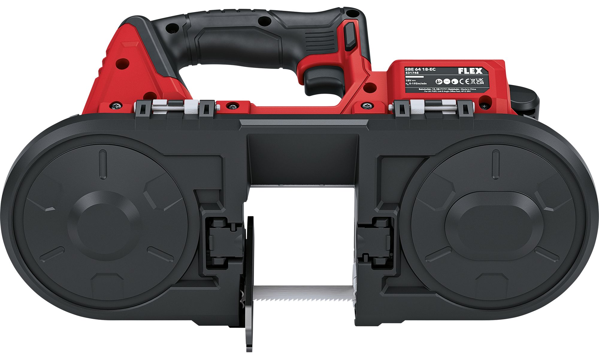Flex Akku-Bandsäge SBE 64 18-EC ohne Akku und Ladegerät in L-BOXX 238