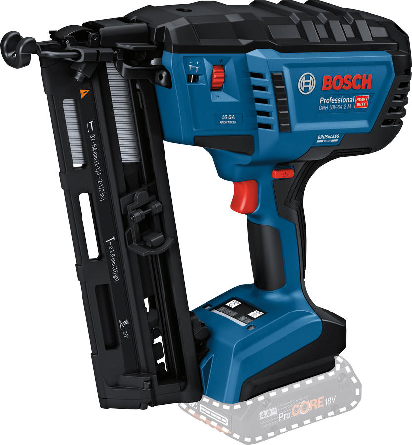 Bosch Akku-Holznagler GNH 18V-64-2 M ohne Akku und Ladegerät im Karton