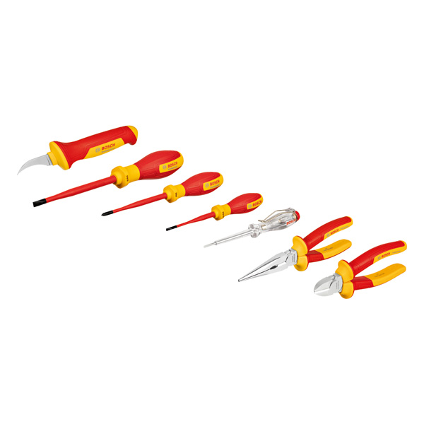Bosch VDE-Werkzeug-Set gemischt, 7-teilig