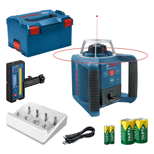 Laser rotante Bosch GRL 300 HV + LR 45 in L-BOXX
