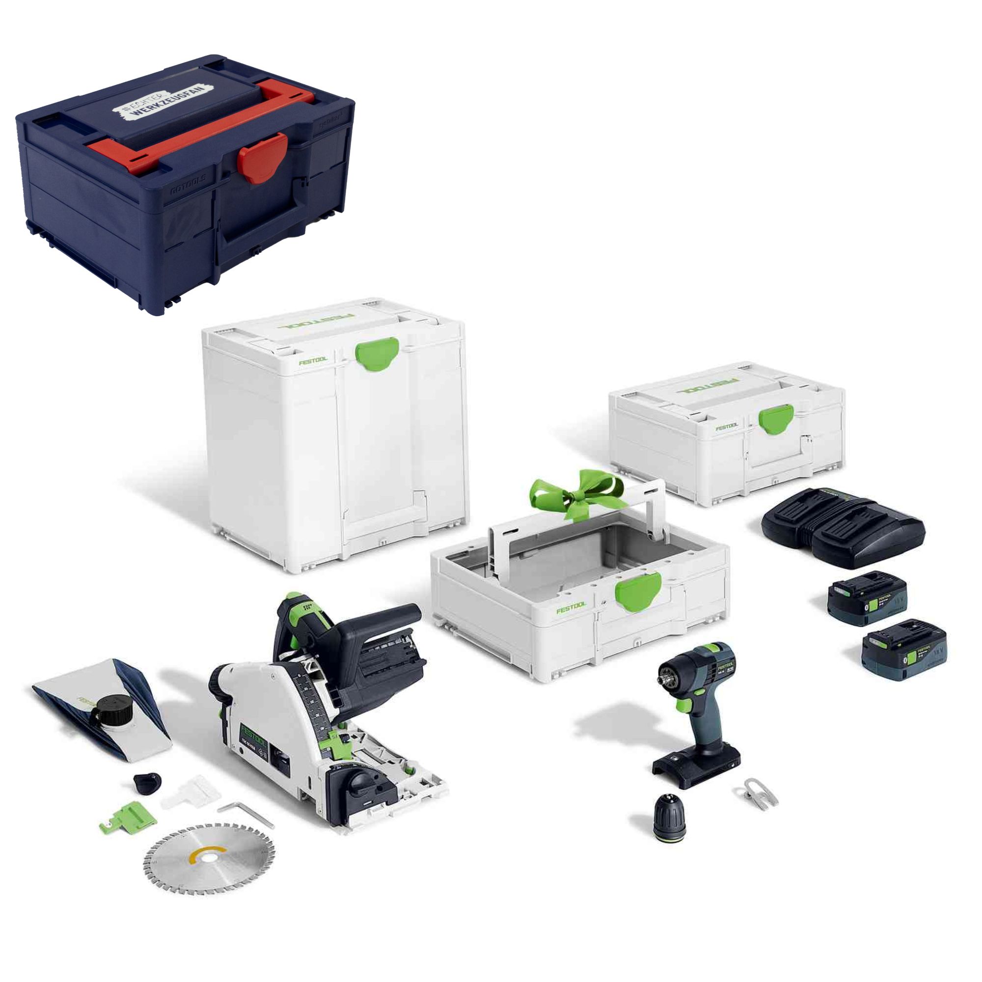 Festool Kit combiné sans fil universel TSC 55 K\/TXS 18\/TB M 137