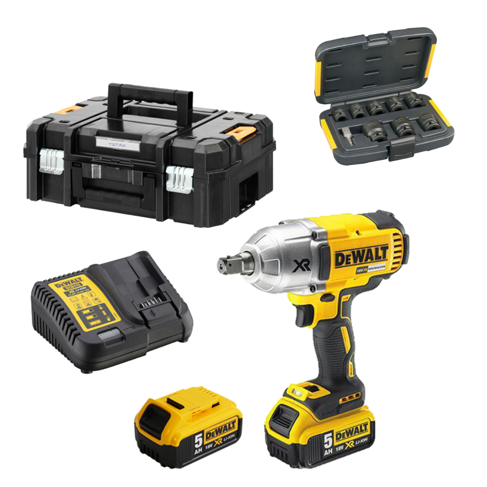 DEWALT Akku-Schlagschrauber 18V DCF899P2-QW 2x 5,0