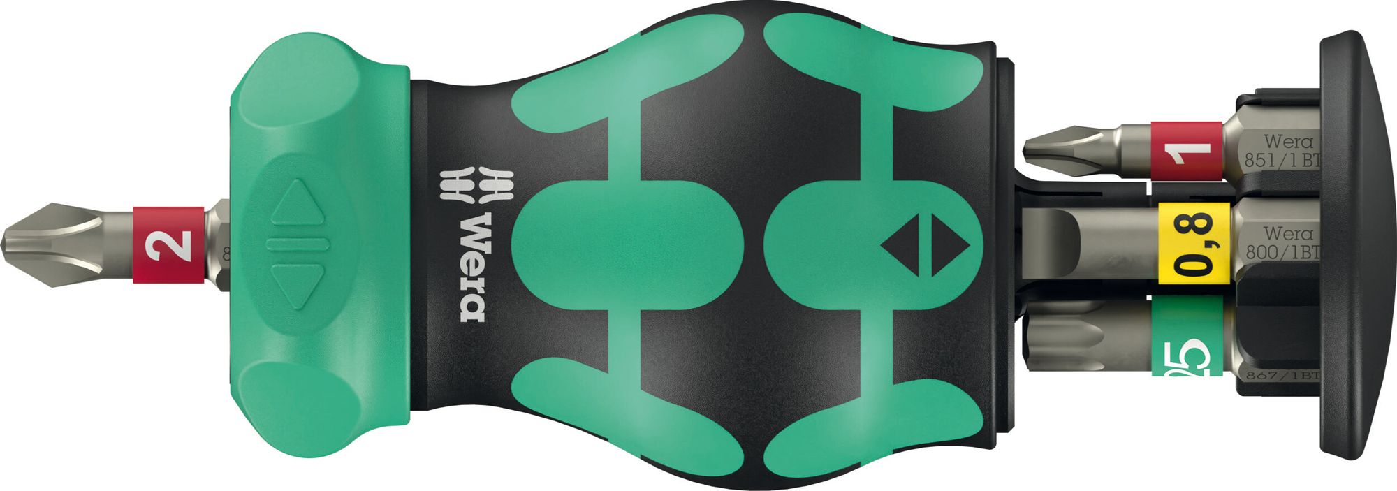 Wera Kraftform Kompakt Stubby Magazin RA 1, 6-teilig