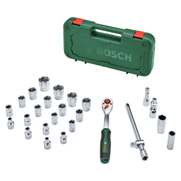 Bosch Handwerkzeuge 1/2 Zoll Ratschen-Set 25-teilig