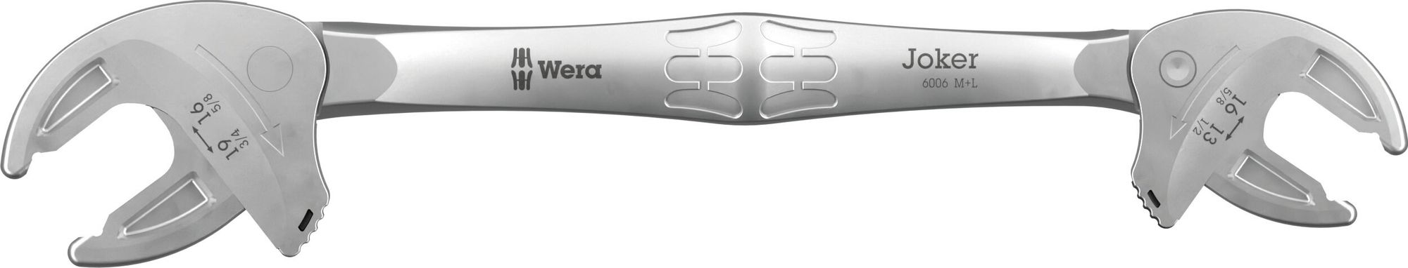Wera 6006 Joker M/L Selbstjustierender Doppelmaulschlüssel, 13-16 mm x 1/2-5/8