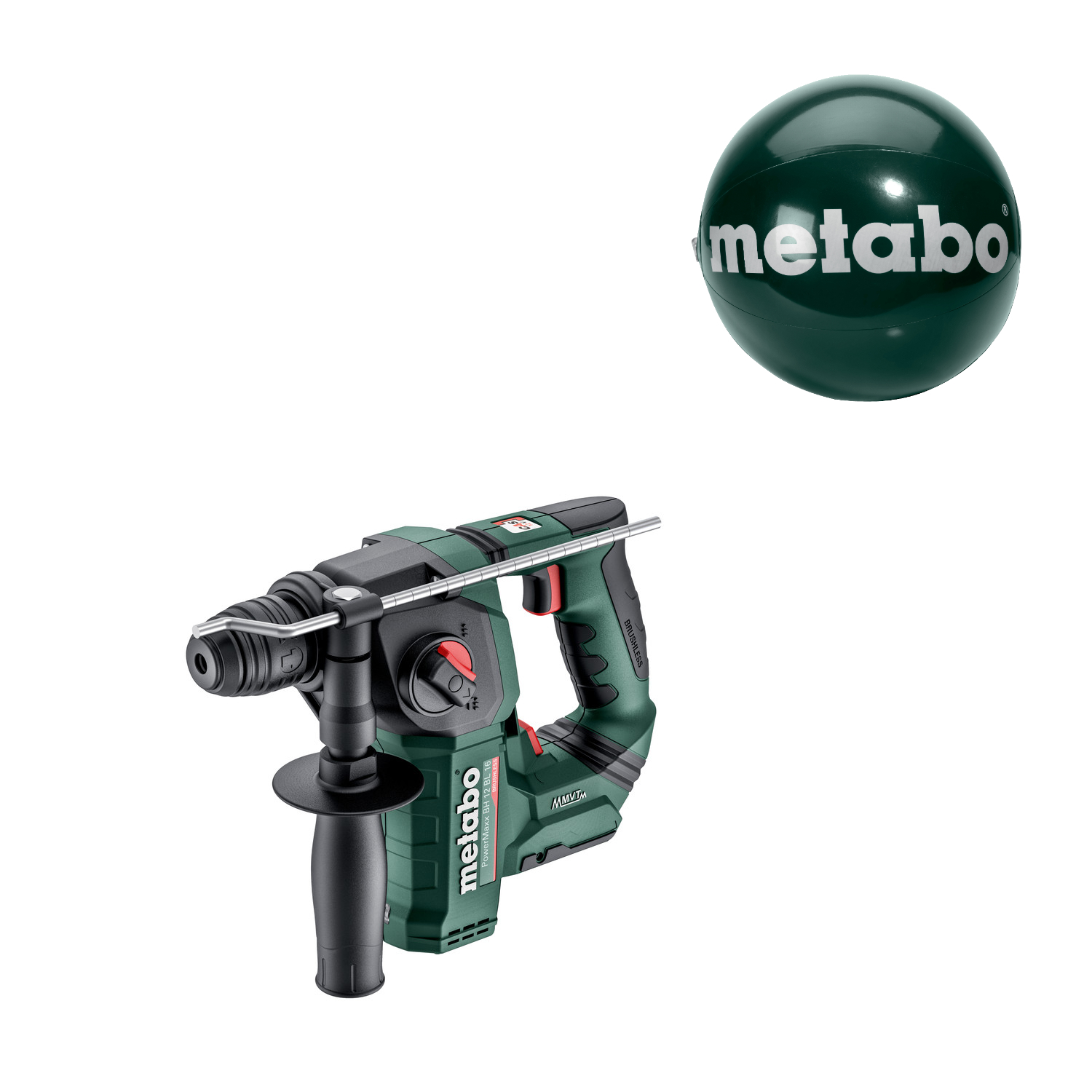 Metabo Akku Bohrhammer PowerMaxx BH 12 BL 16 & Metabo Wasserball