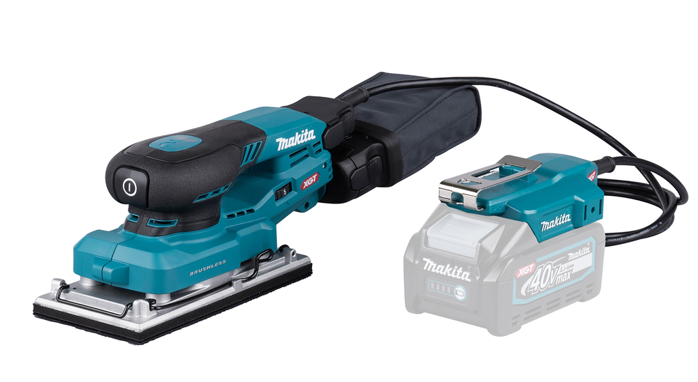 Makita Akku-Schwingschleifer BO007CGZ, 40V max. / 93 mm x 185 mm ohne Akku, ohne Ladegerät