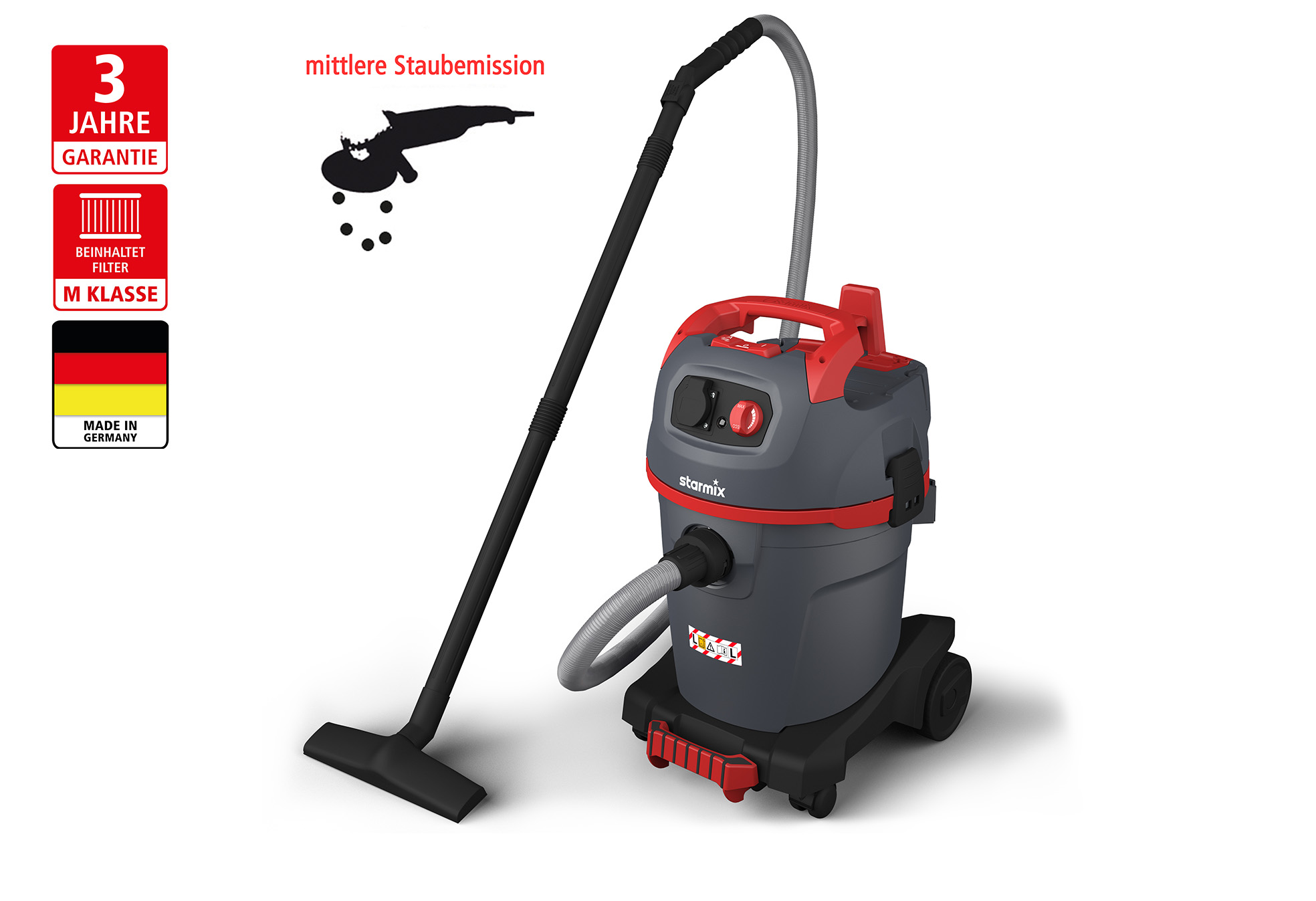 Starmix Aspirateur industriel uClean ARDL-1432 EHP, classe L