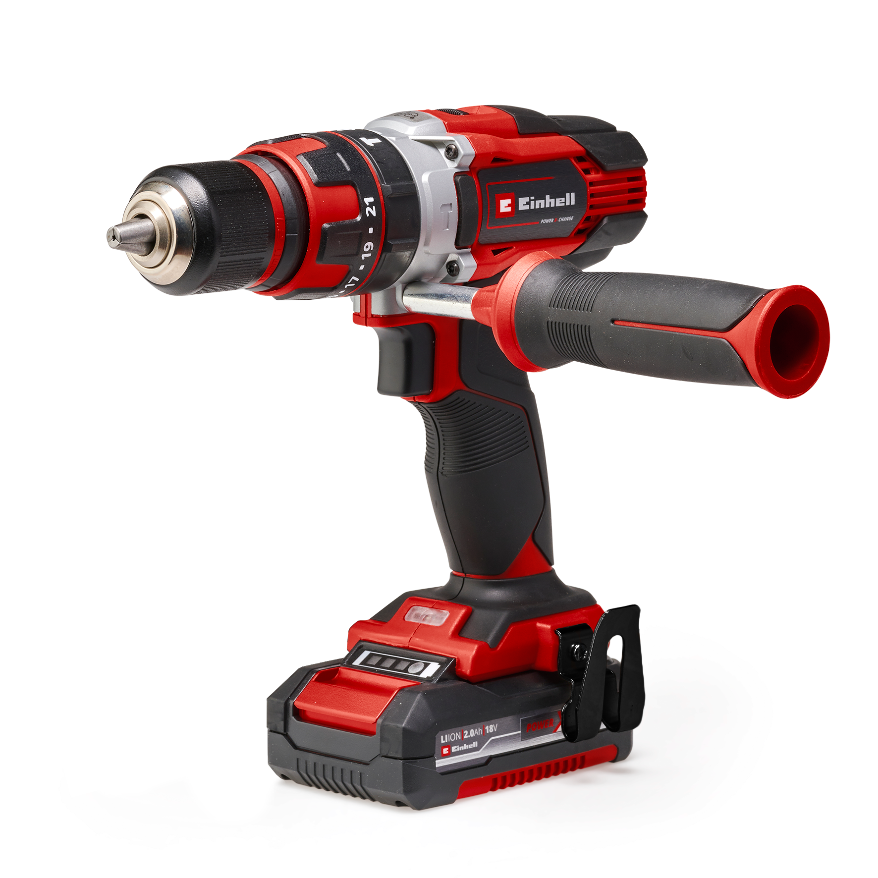 Einhell Akku-Schlagbohrschrauber TE-CD 18/48 Li-i, 2x 2,0 Ah und Ladegerät im Koffer
