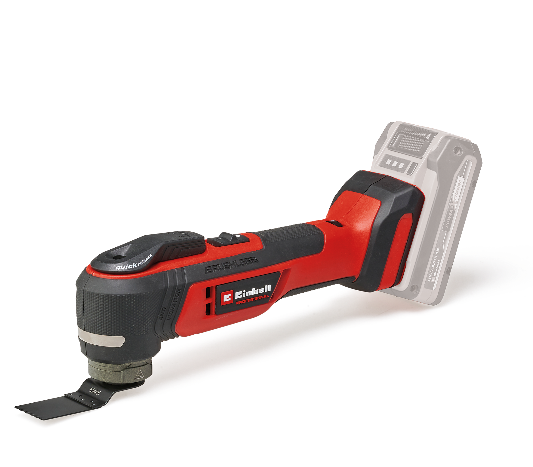 Einhell Professional Akku-Multifunktionswerkzeug TP-MG 18 Li BL ohne Akku und Ladegerät