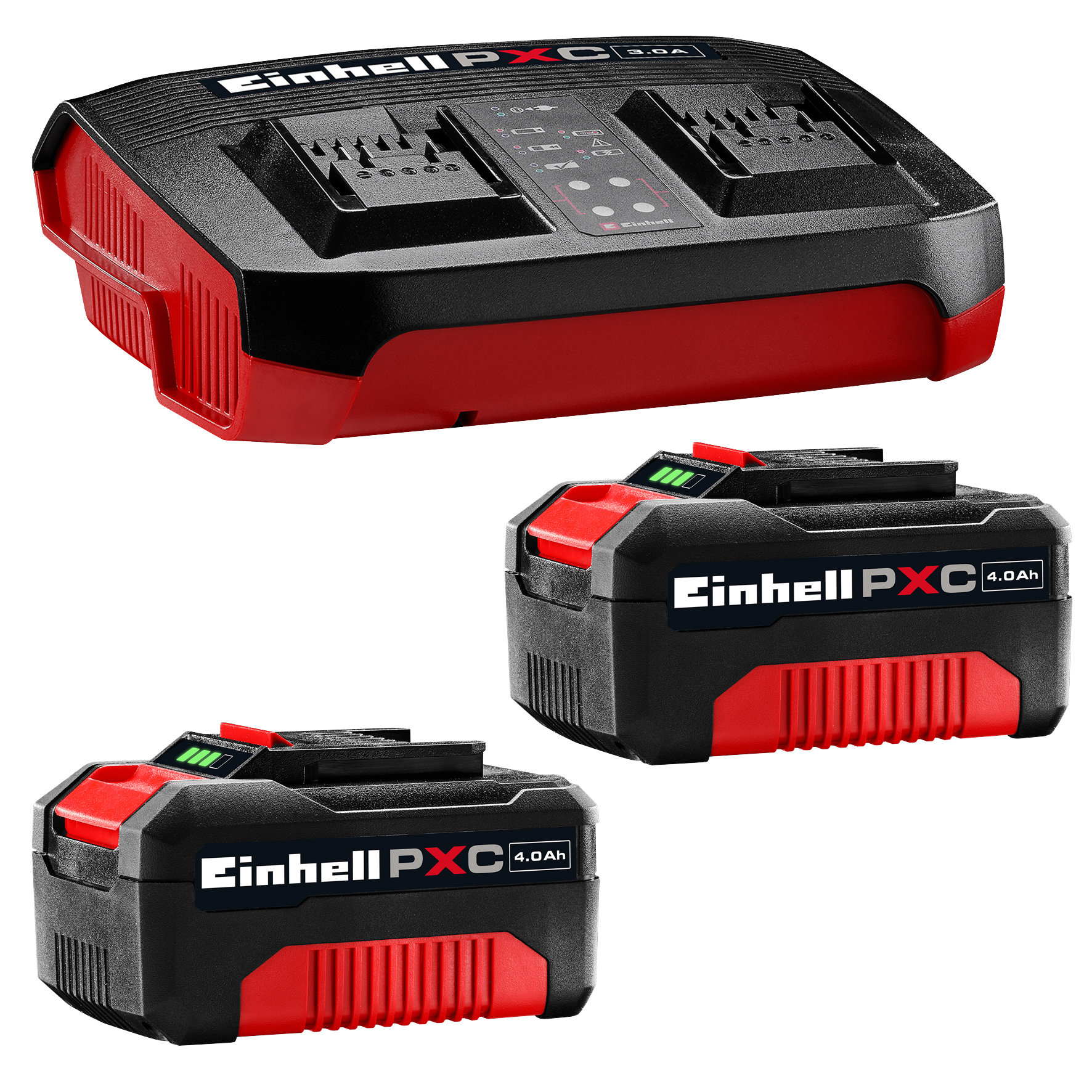 Einhell PXC-Starter-Kit 2x 4,0Ah & Twincharger Kit 1