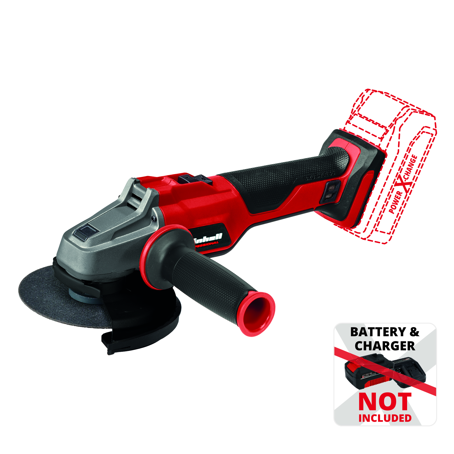 Einhell Professional Akku-Winkelschleifer AXXIO 18/115 Q
