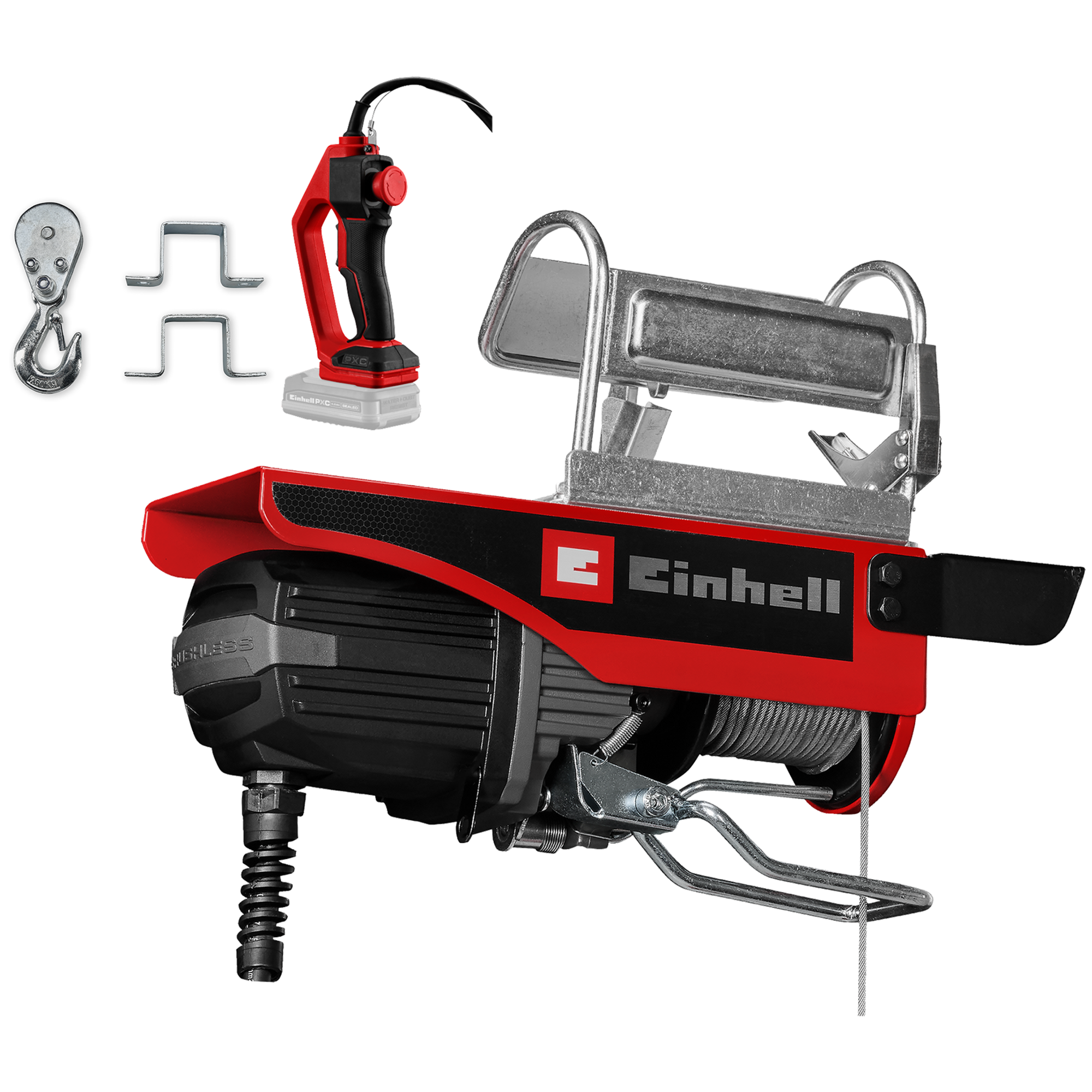 Einhell Akku-Seilhebezug TE-EH 18/250 Li BL ohne Akku und Ladegerät