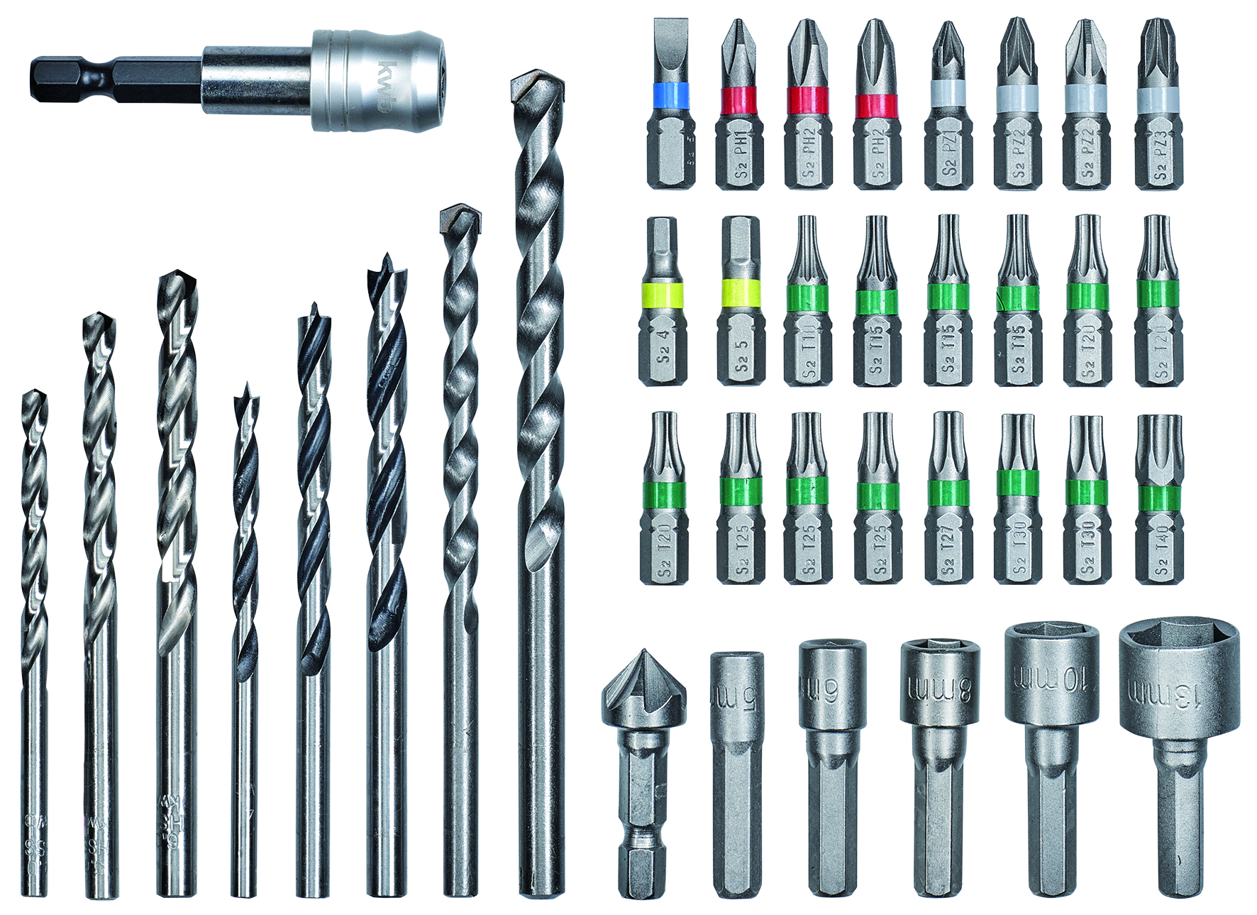 Einhell L-Box 39-tlg. Bit- und Bohrer-Set