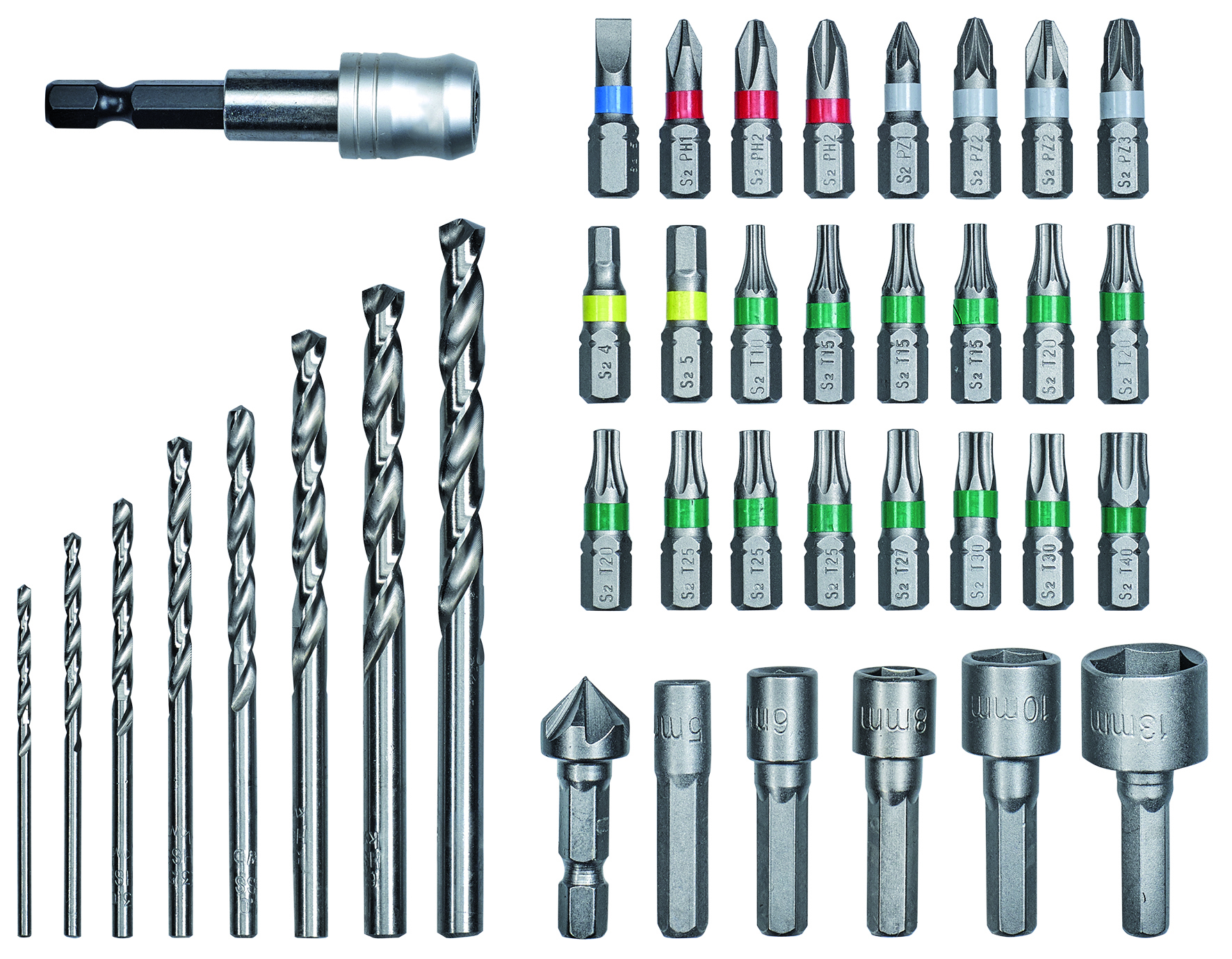 Einhell L-Box 39-tlg. Bit- und Bohrer-Set