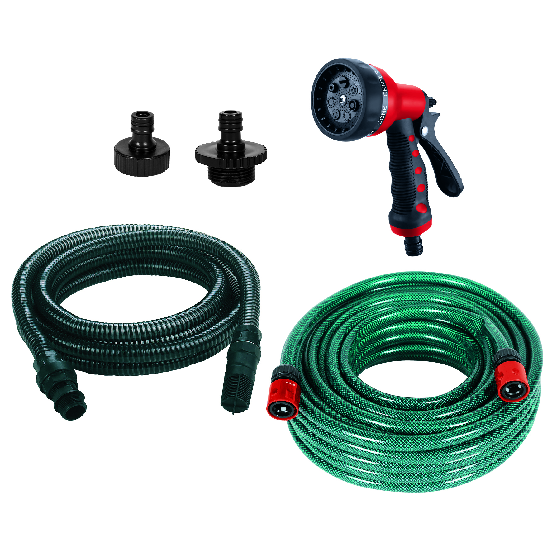 Einhell 5-tlg. Saug- und Gartenschlauch-Set