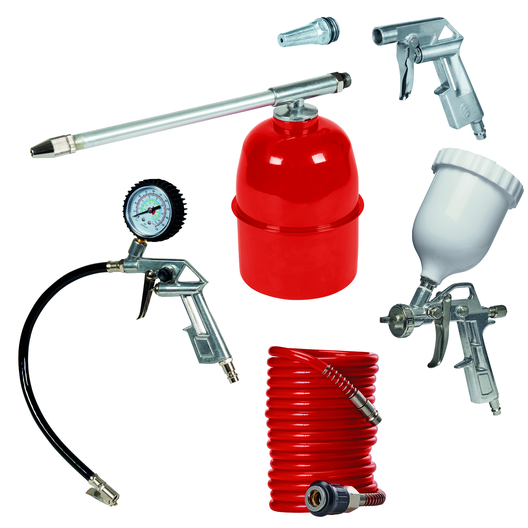 Einhell 5-tlg. Druckluft-Werkzeug-Set