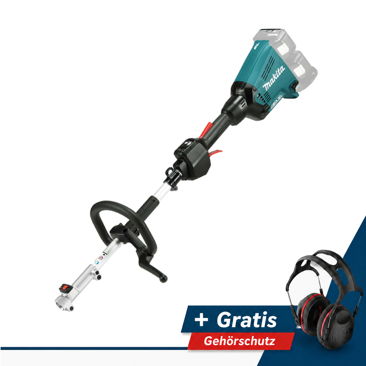 Makita Akku-Multifunktionsantrieb 2x18V DUX60Z ohne Akku ohne Lader + PerfectPro Gehörschutz H-5
