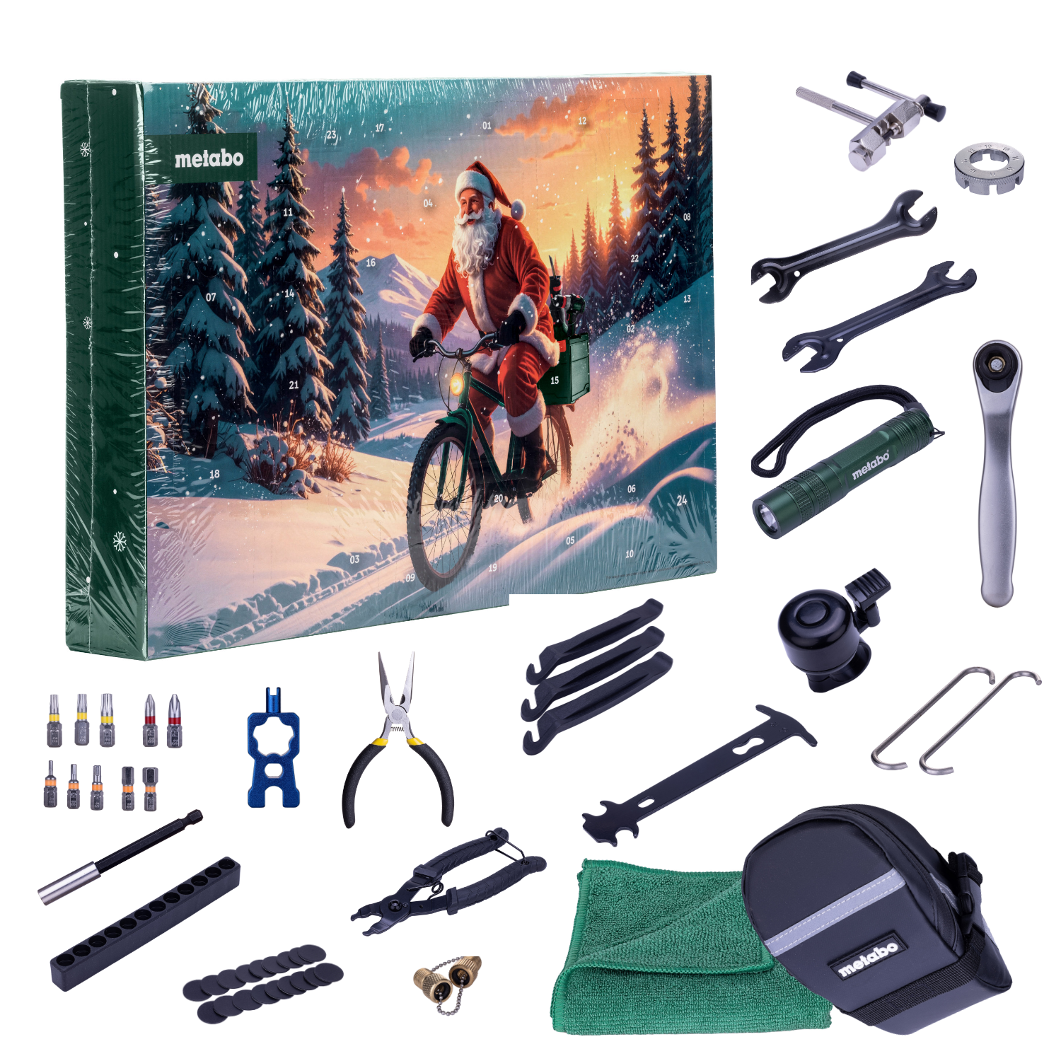 Metabo Adventskalender 2026 – Fahrrad Werkzeug & Zubehör für 24 Tage