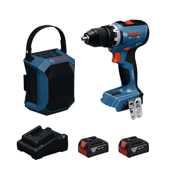 Bosch Combo Kit GPB 18V-1 C + GSR 18V-65 + 2x 5,0 Ah + GAL 18V-40-2