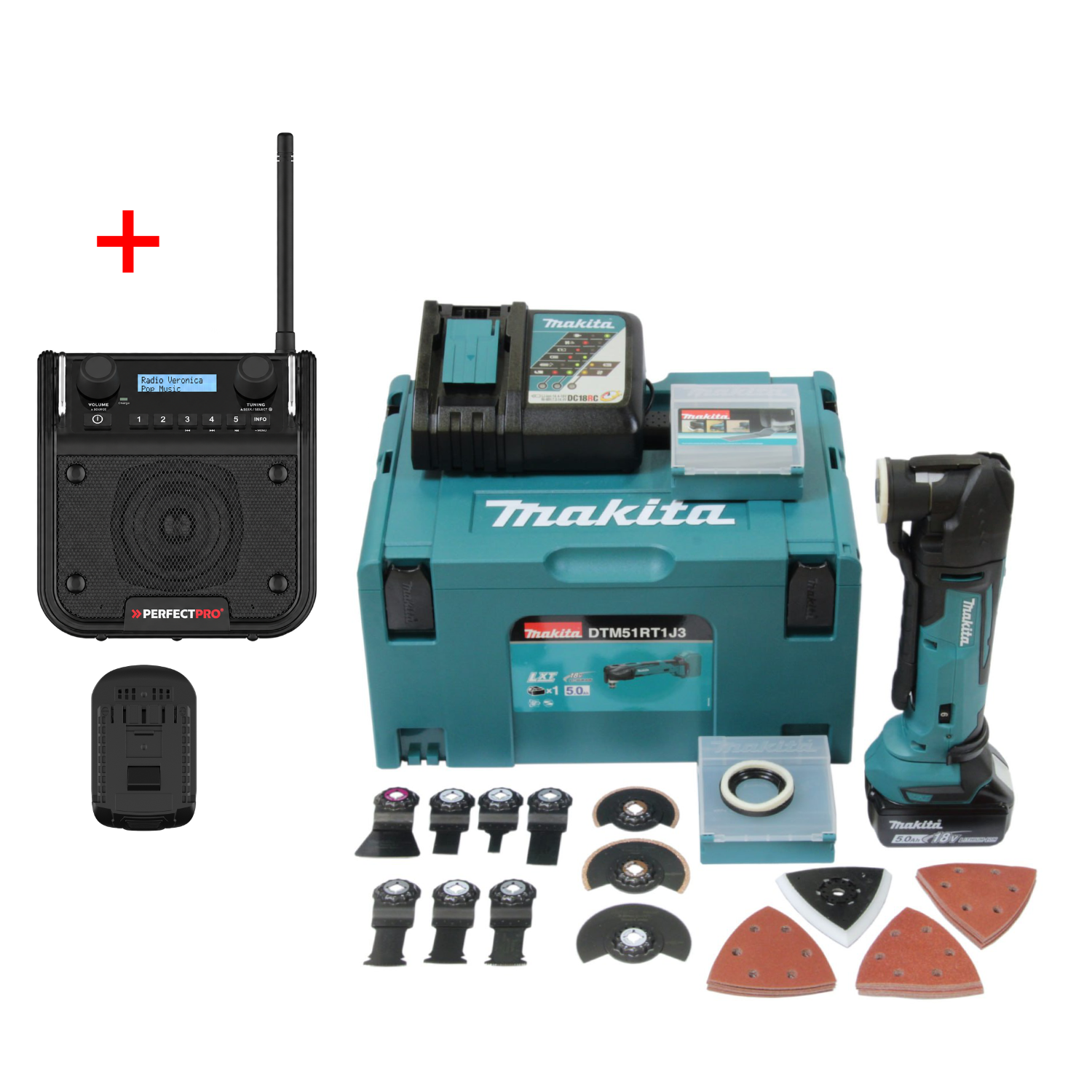 PerfectPro DMS-18V + Makita DTM51RT1J3