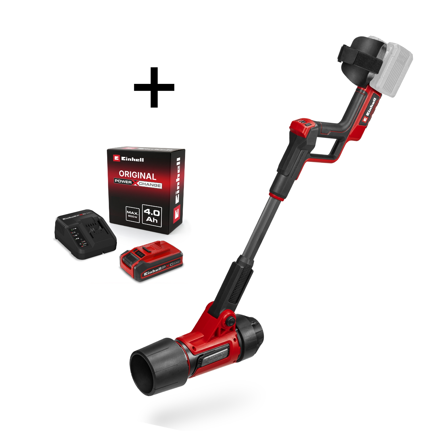 Einhell Professional Akku-Laubbläser GP-LB 36/270 Li E BL + 4Ah PLUS PXC Starter Kit