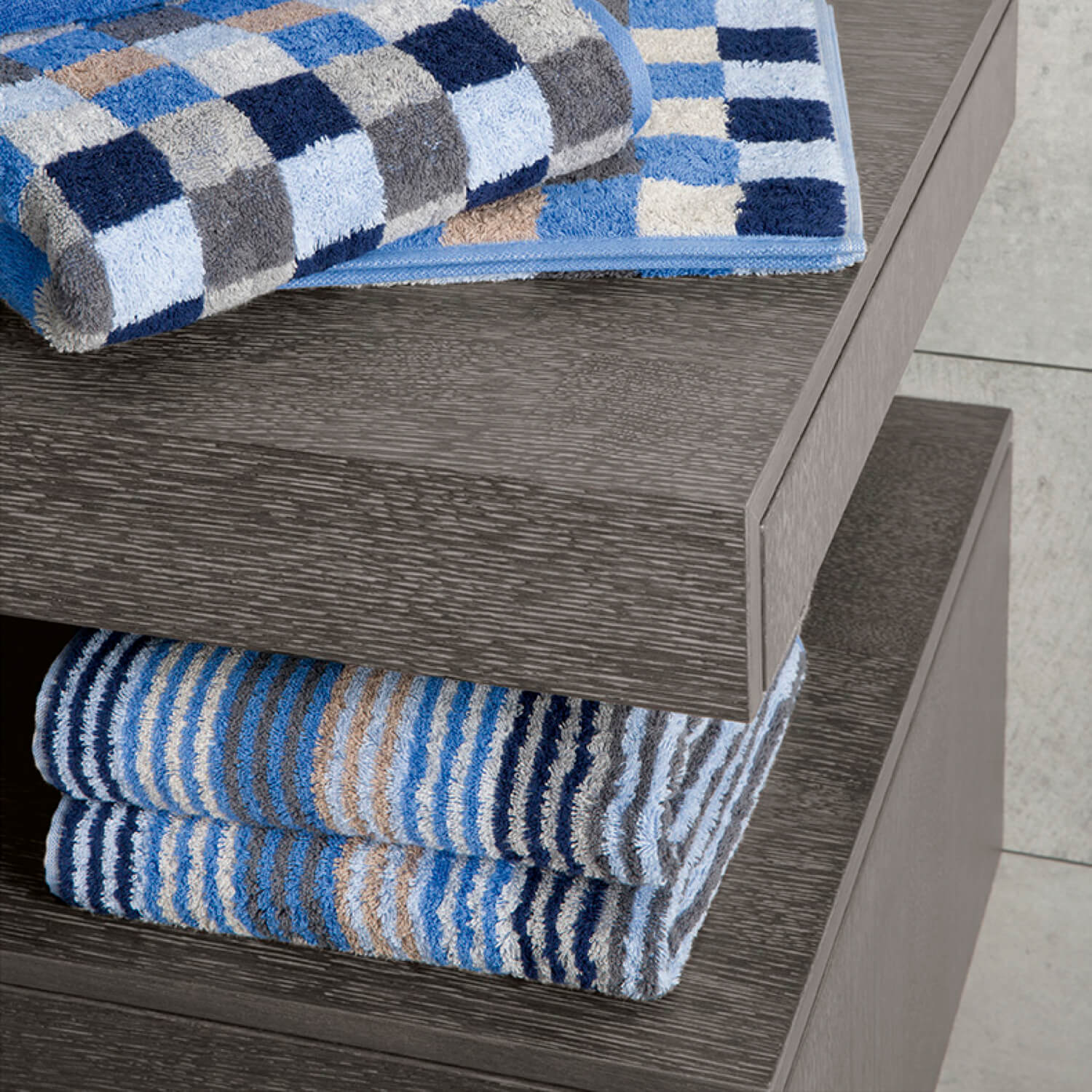 Cawö Handtücher Unique Stripes 944 11 Saphir