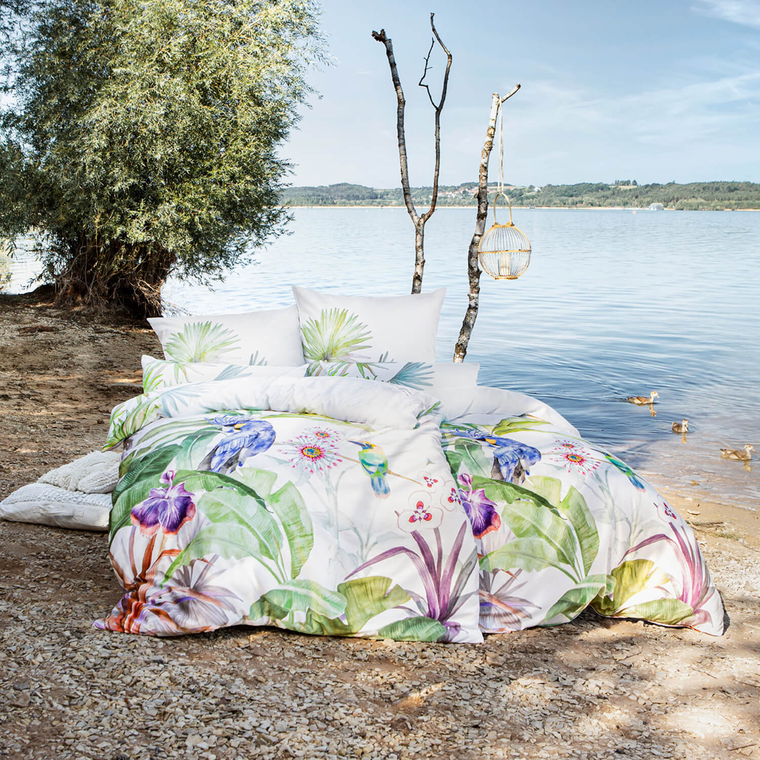 Estella Bettwäsche Jungle 4744 985 Multicolor Mako Satin