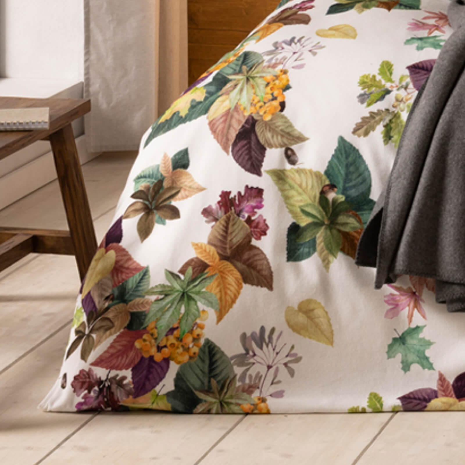 Estella Bettwäsche Maple 4443 985 Multicolor Kuschelflanell
