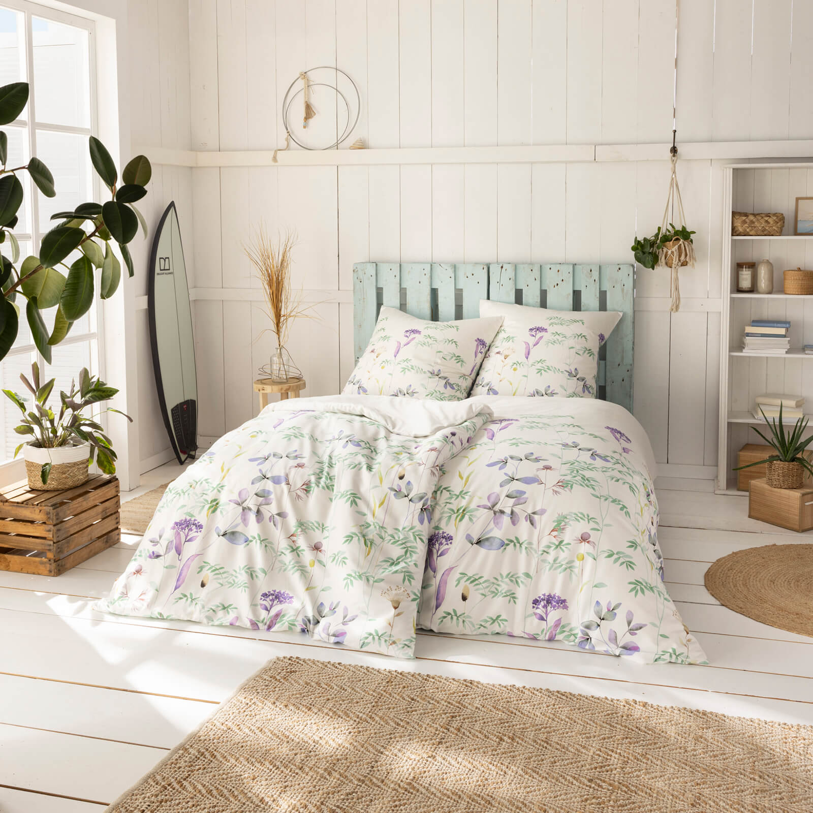 Estella Bettwäsche Greenfield 4807 525 Gras Mako Satin