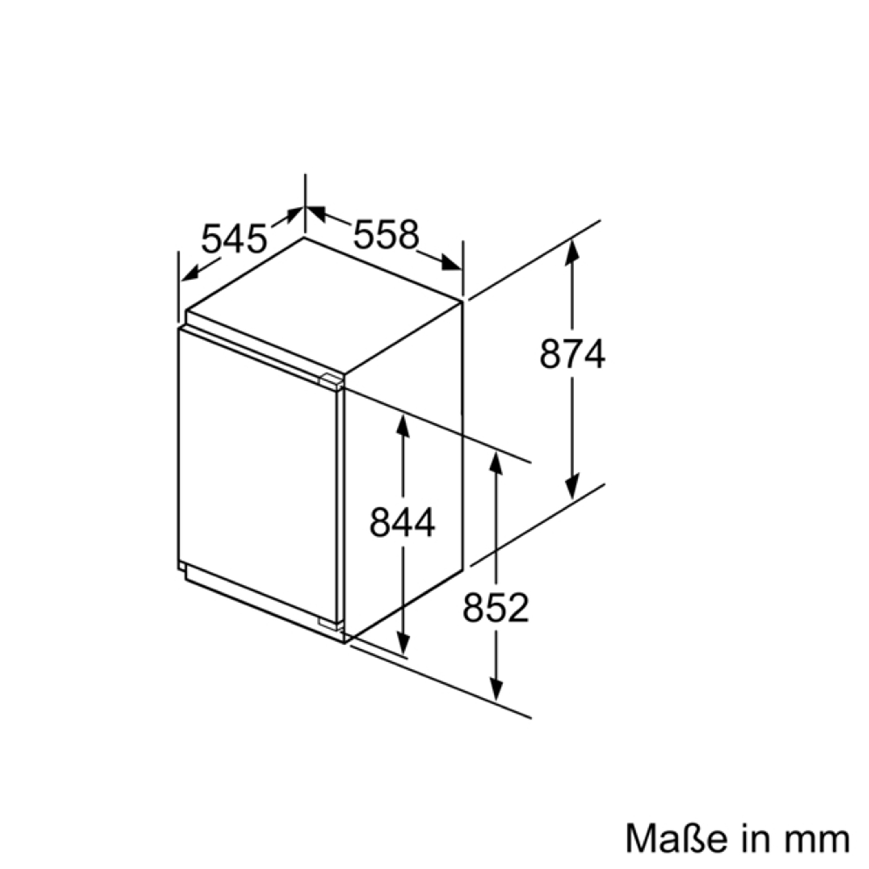 Bosch Serie | 6 Einbau-Gefrierschrank 87.4 x 55.8 cm Flachscharnier mit Softeinzug GIV21ADD0 | A&K 10.000