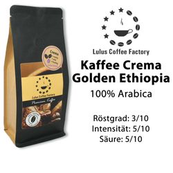 Lulus Coffee Factory - Kaffee Crema Golden Ethiopia Lulus Coffee Factory - Kaffee Crema Golden Ethiopia
