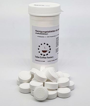 LCF Reinigungstabletten für Kaffeevollautomaten 25x 2,0g Reinigungstabletten für Kaffeevollautomaten