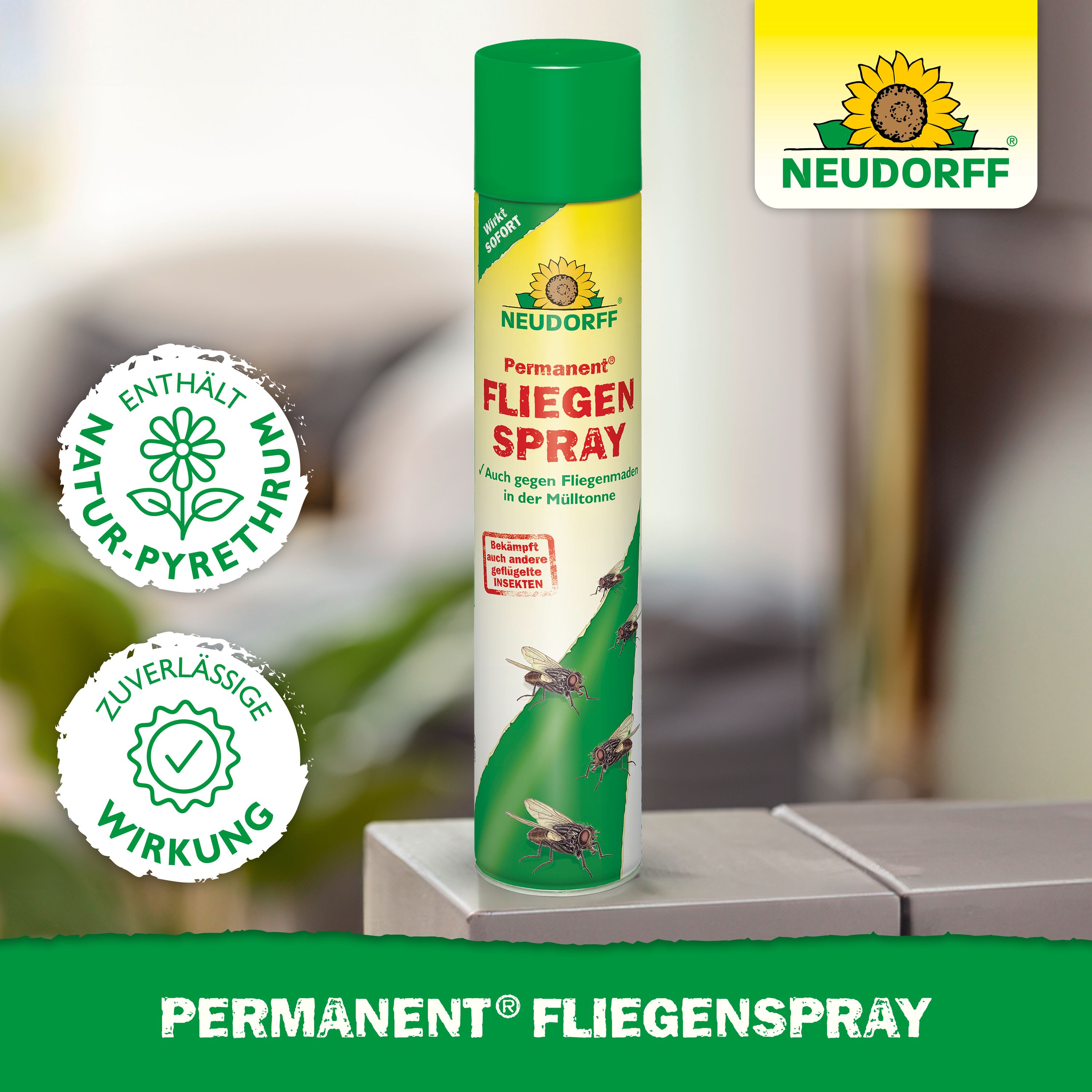 NEUDORFF Permanent® FliegenSpray, 500 ml