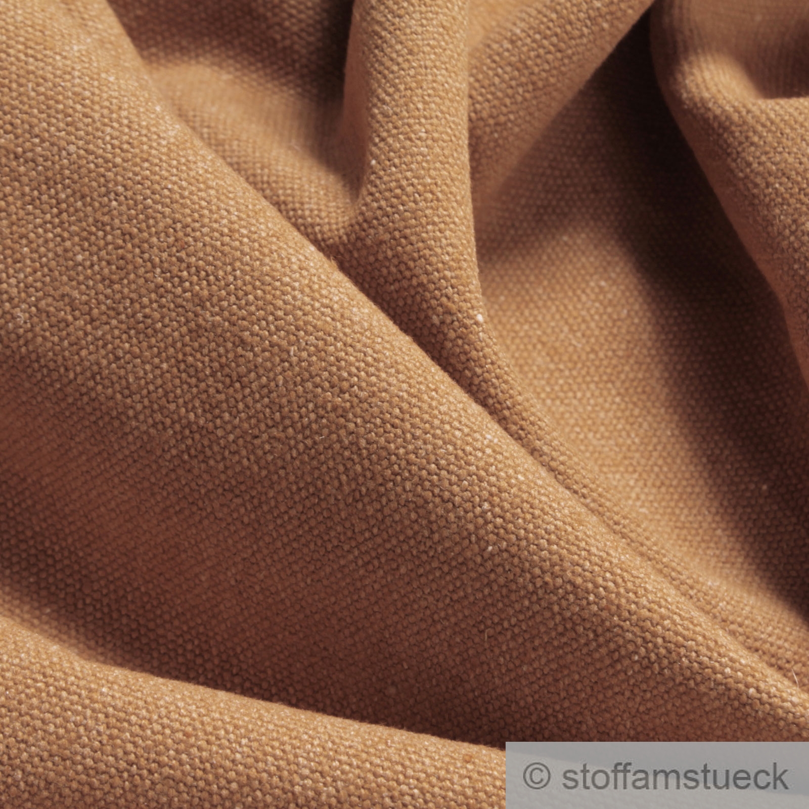 Baumwolle / Polyester Rips camel Polsterstoff
