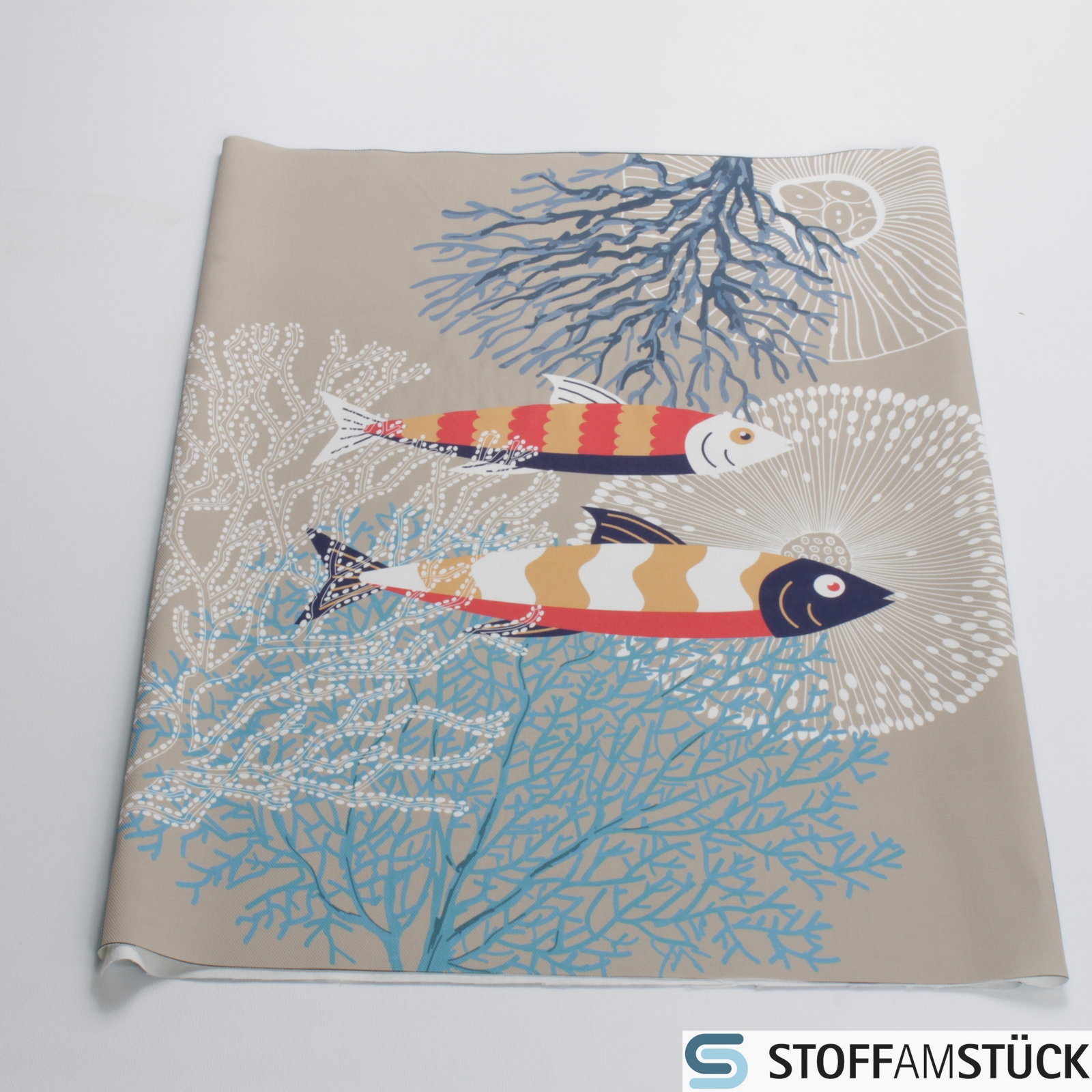 Geschirrtuch Panel Baumwolle Fisch 3 x 70 x 53 cm